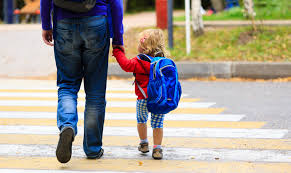 Child preparing for preschool